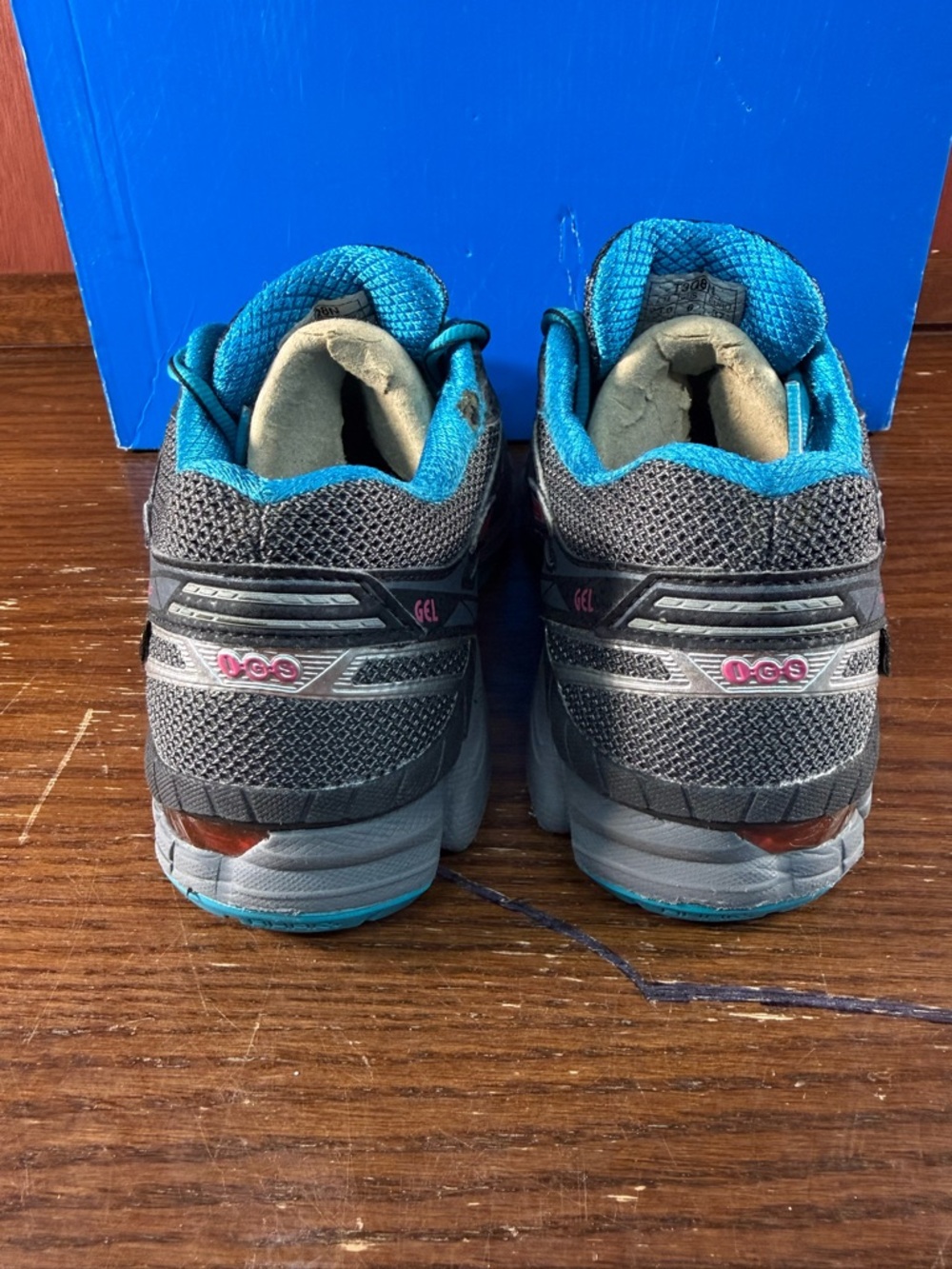 Asics Gel GT-2000 Gore-Tex Running Trail Women Shoes Blue/Gray Size US 6 |T3Q8N - Picture 8 of 9
